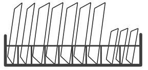 Respekta GSP60IBAV Fully integrated Dishwasher - upper basket2