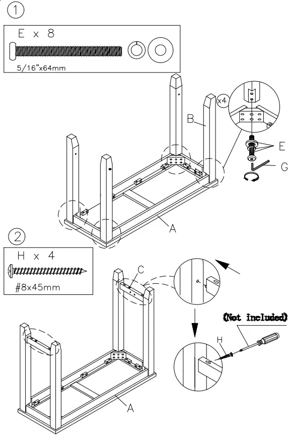 ASHLEY D717-223 Counter Height Table-FIG5