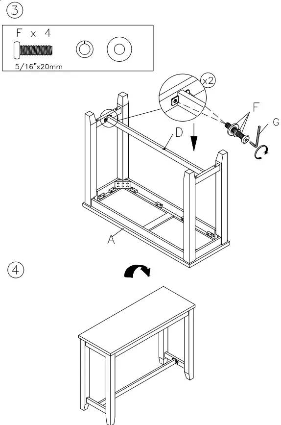 ASHLEY D717-223 Counter Height Table-FIG6