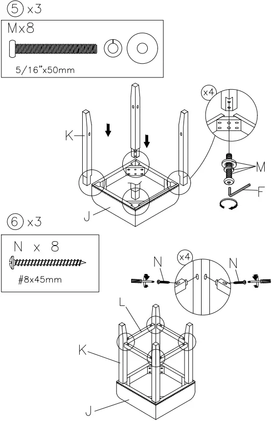 ASHLEY D717-223 Counter Height Table-FIG7