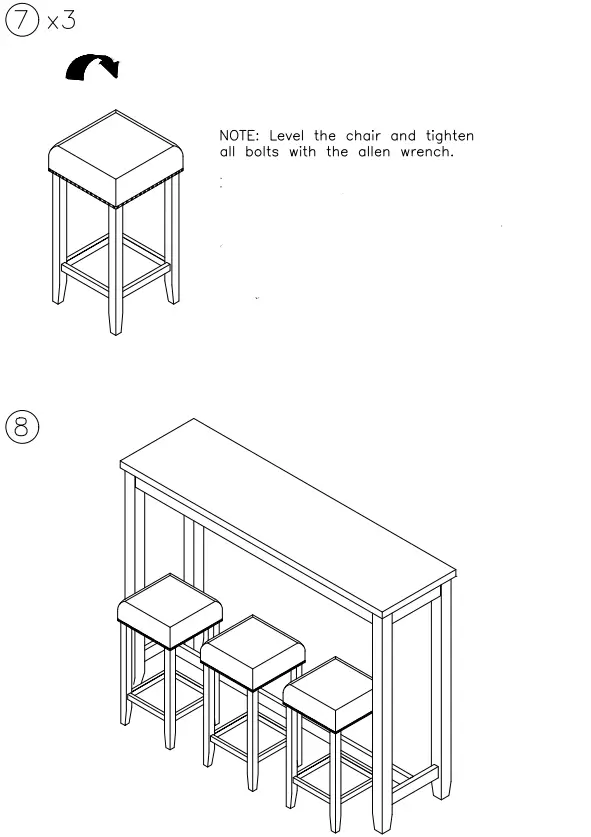 ASHLEY D717-223 Counter Height Table-FIG8