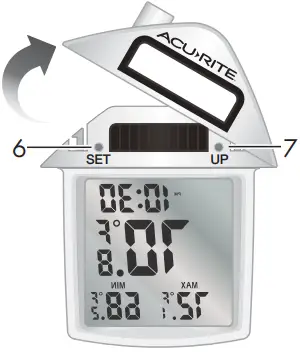 ACURITE 00797SBDI Solar Window Thermometer A2