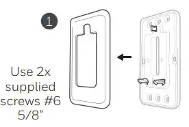 Honeywell Home TH6100AF2004 T6 Pro Hydronic Programmable Thermostat Installation Guide - Figure 1