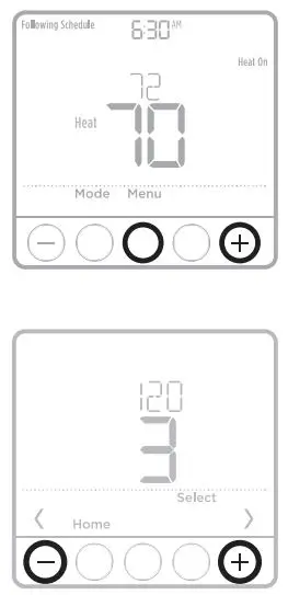 Honeywell Home TH6100AF2004 T6 Pro Hydronic Programmable Thermostat Installation Guide - Installer setup (ISU)