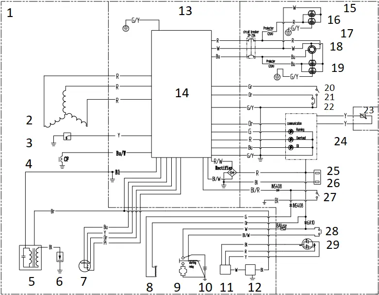 GENMAX GM5500i - Schematics 1