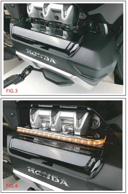 GOLDSTRIKE Valve Cover Set Honda Gold Wing - fig 2