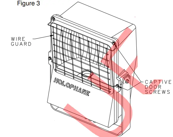 HOLOPHANE Predator Medium Floodlight Hazardous - Figure 3