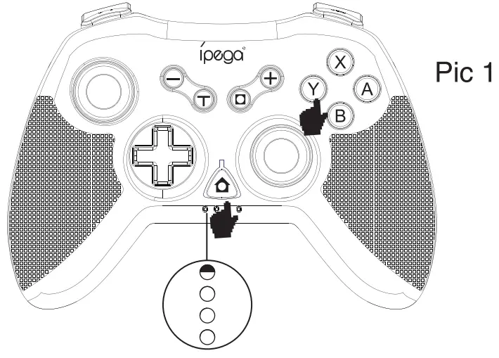 ipega PG-SW020 N-Switch Wireless Gamepad -- android pic1