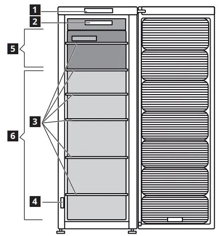 IKEA FULLGORA 500 Freestanding Stainless Steel Fridge -Product description