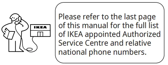 IKEA FULLGORA 500 Freestanding Stainless Steel Fridge - need our service