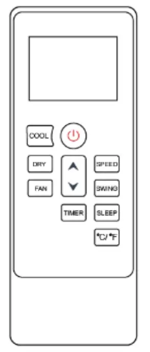 PREM-I-AIR EH1924 12,000BTU Mobile Portable Local Air Conditioner with Remote Control and Timer - CONTROL2