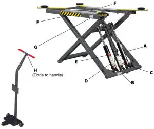 BendPak MD-6XP Portable Mid-Rise Scissor -- Alwakk;s