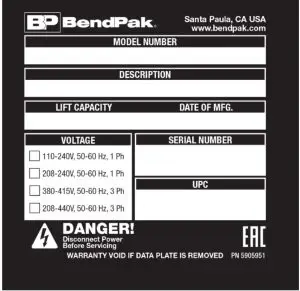 BendPak MD-6XP Portable Mid-Rise Scissor -- Rise Scisgs