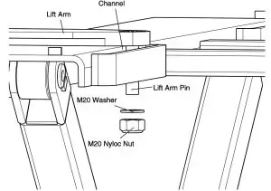 BendPak MD-6XP Portable Mid-Rise Scissor -- To install the Lifting Arms