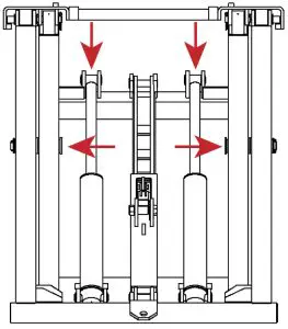 BendPak MD-6XP Portable Mid-Rise Scissor -- points on the Lift