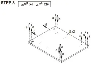 Kmart Storage Unit with 6 Tubs White 43039371 - fig 10
