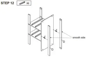 Kmart Storage Unit with 6 Tubs White 43039371 - fig 14