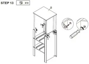 Kmart Storage Unit with 6 Tubs White 43039371 - fig 15