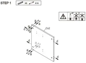 Kmart Storage Unit with 6 Tubs White 43039371 - fig 3