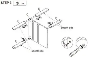 Kmart Storage Unit with 6 Tubs White 43039371 - fig 4