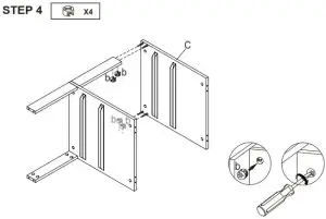 Kmart Storage Unit with 6 Tubs White 43039371 - fig 6