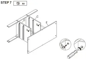 Kmart Storage Unit with 6 Tubs White 43039371 - fig 9