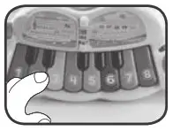 LeapFrog Rainbow Lights Piano - Piano Keys