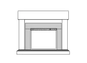 GALLERY COLLECTION EF35B Electric Heater- Friction Fit 2