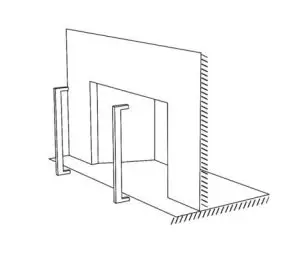 GALLERY COLLECTION EF35B Electric Heater-Permanent Install