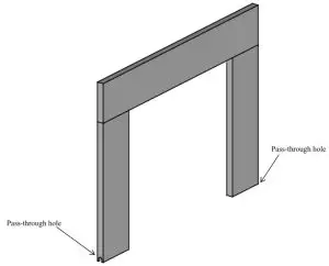 GALLERY COLLECTION EF35B Electric Heater-through holes
