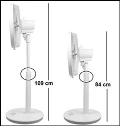 EURON 384772 Vento 14 Silent Stand Fan -Description 2