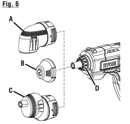 RYOBI HP74L 4V Lithium-Ion Cordless Multi-Head Screwdriver fig7