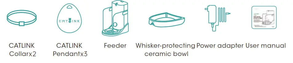 CATLINK Pet AI Feeder- Packing List