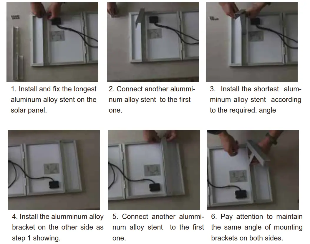 ECO-WORTHY Foldable Solar Panel - Brackets 2