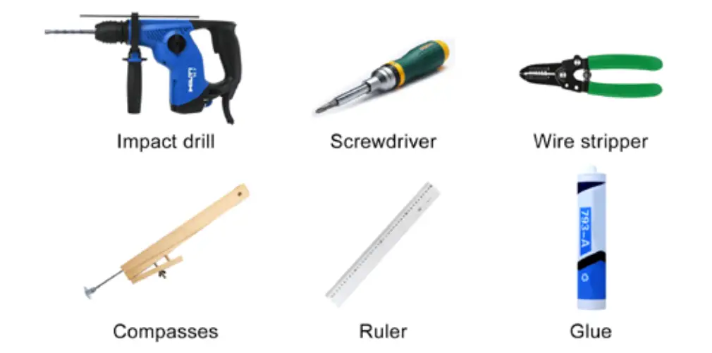 ECO-WORTHY Foldable Solar Panel - Materials Required
