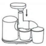 COSTWAY ES10002DE Slow Juicer - Product Usage5