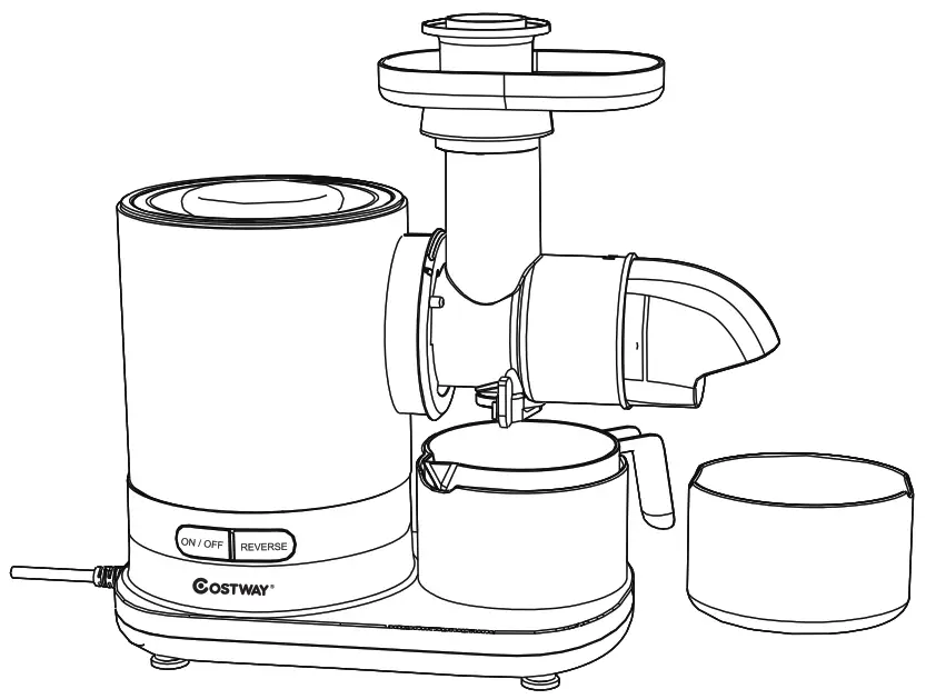 COSTWAY ES10002DE Slow Juicer
