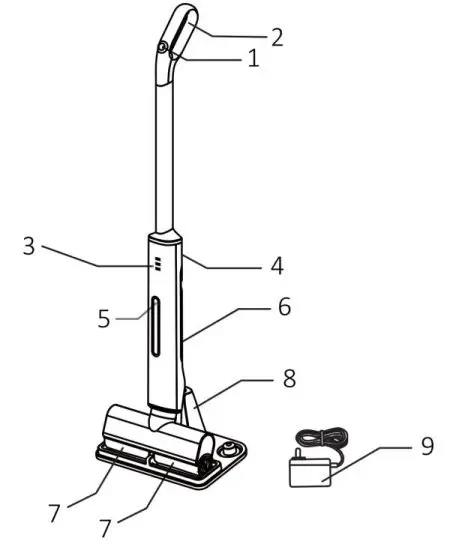 SAUBER BMFC01 Cordless Floor Cleaner - PARTS AND ACCESSORIES