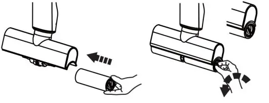SAUBER BMFC01 Cordless Floor Cleaner - rollers