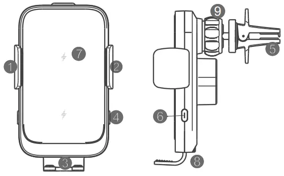 Shenzhen Hai Da Feng Technology X8 Full Automatic Wireless Car Charging - Product Introduction