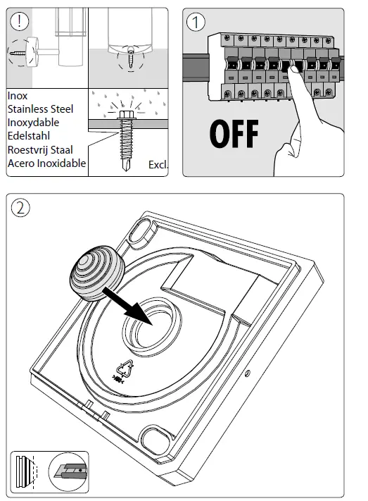 PHILIPS 17321-16 Outdoor Wall LED Lamp FIG 2