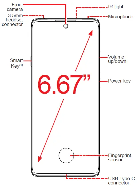 TCL 20 Pro 5G Smartphone with 6.67 Inch AMOLED Display fig 1