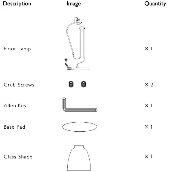 Parts List