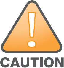 aruba 370 Series - Caution