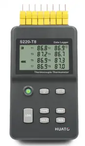 HUATO Multi-channel Handheld Thermocouple Temperature Data Logger User Guide