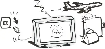 kogan LED TV Always trun