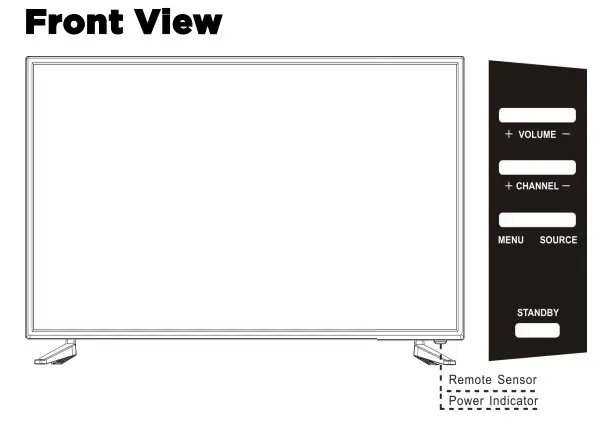 kogan LED TV front view