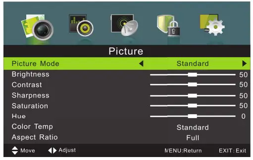 kogan LED TV picture