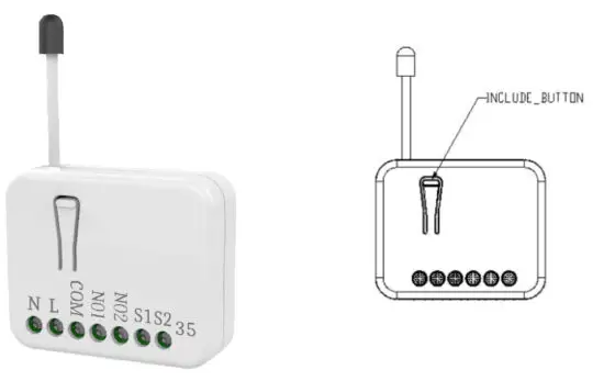 Philio PAN35 In Wall Switch