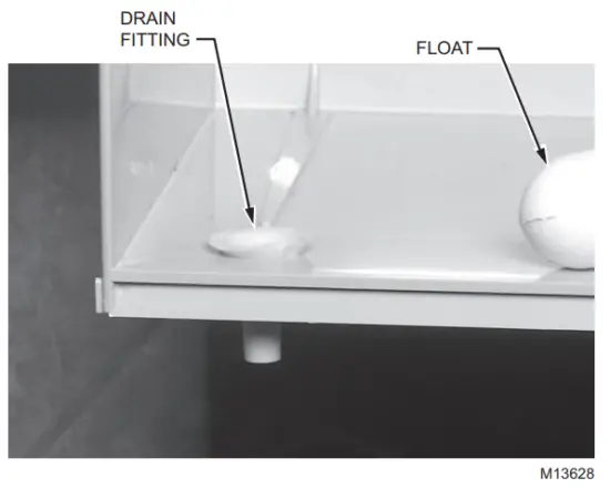 Honeywell HE120 By pass Drum Humidifier - Drain Fitting